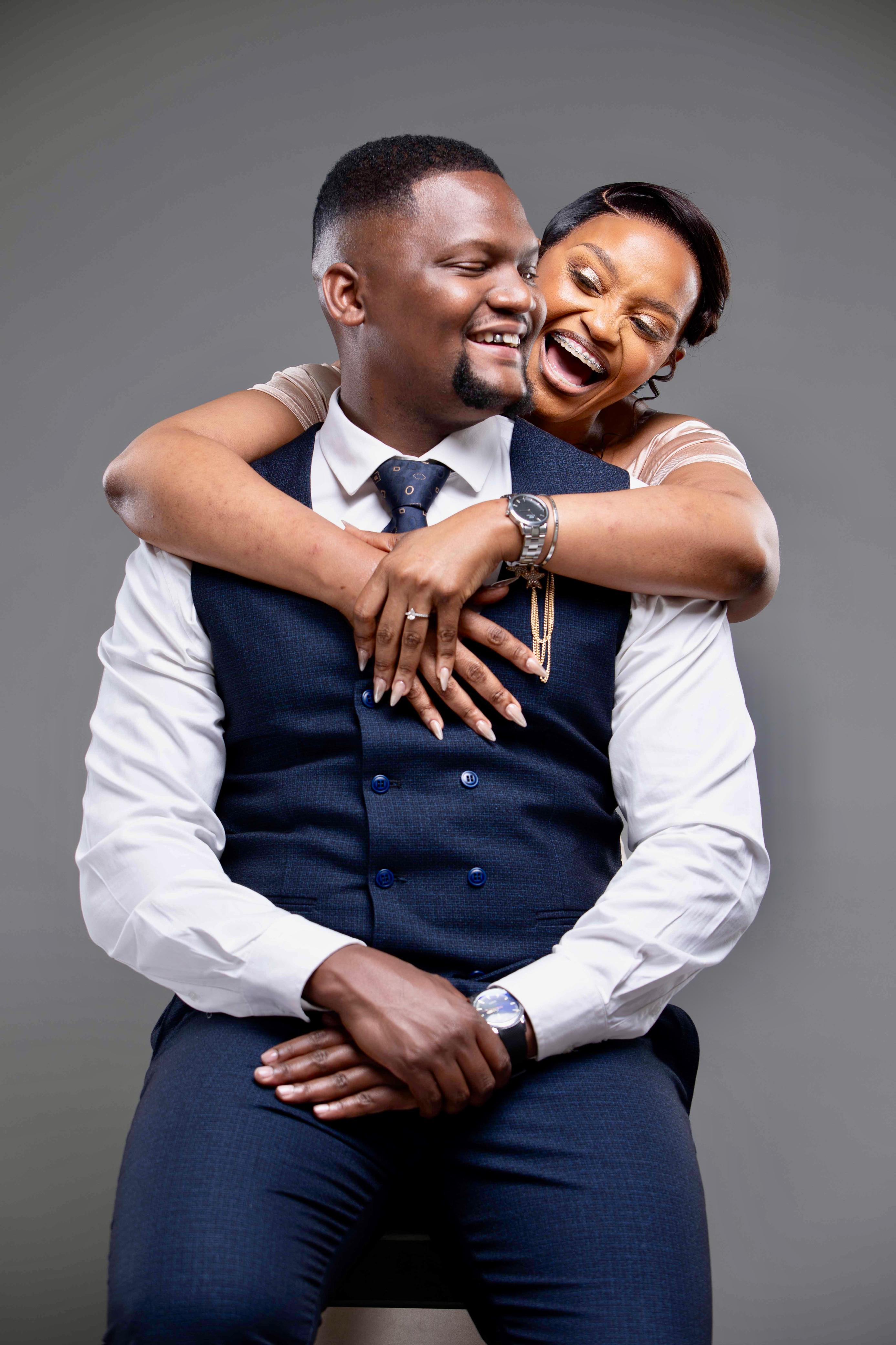 Boitumelo and Boitshepo laughing